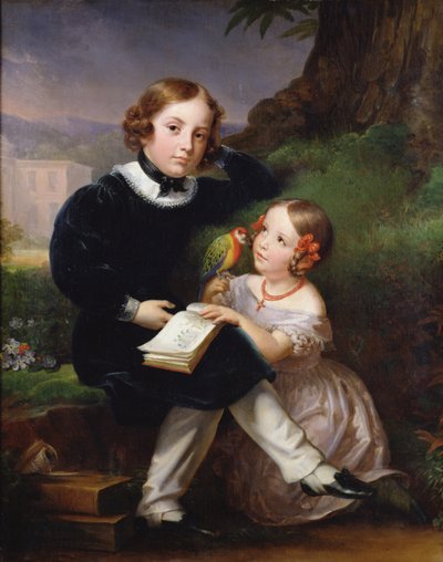Portrait of the Children of Pierre-Jean David d